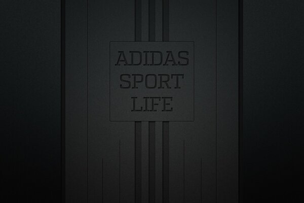 Werbungs-Anschlagtafel von Adidas Sport