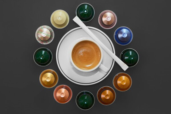 Pause für modernen Kaffee