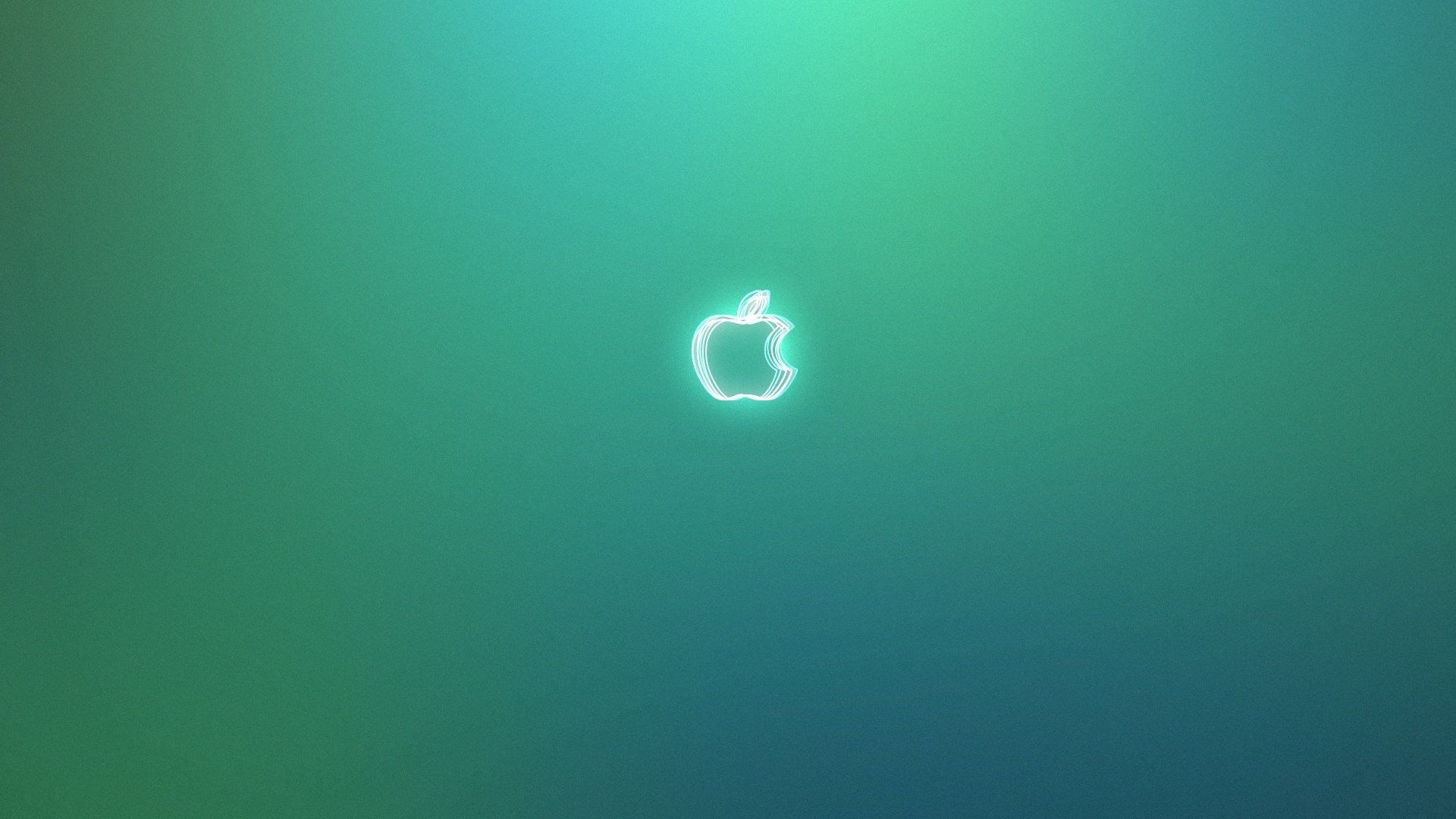 apfel grüner hintergrund