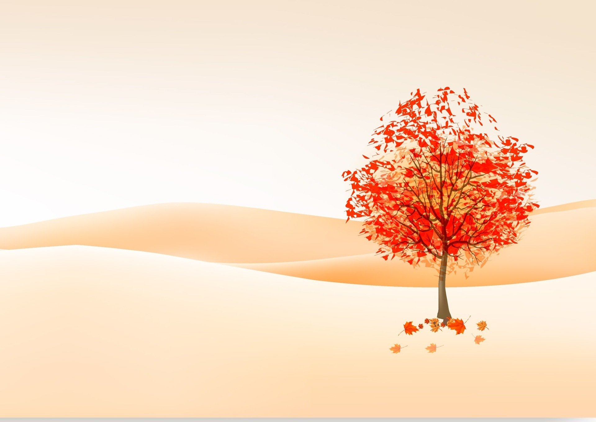 muster baum blätter herbst