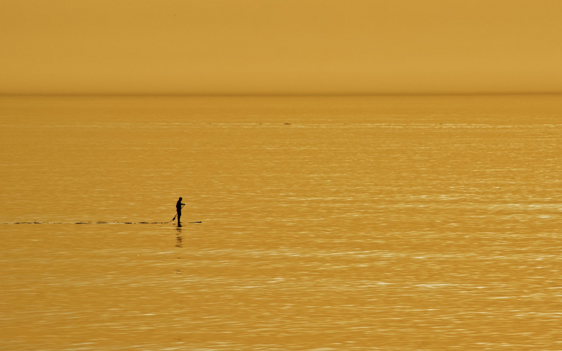mensch meer minimalismus