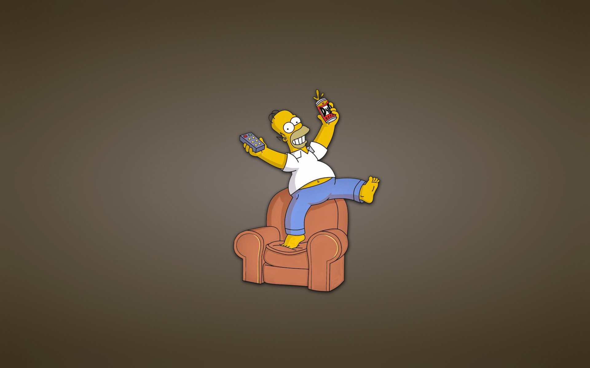 simpsons bank sofa sessel fernbedienung homer fröhlich homer simpson minimalismus