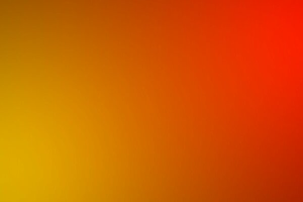 Übergang von Orange zu leuchtend Rot
