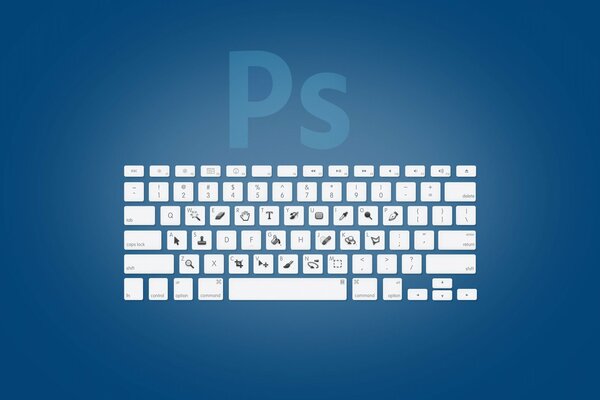 Tastatursymbole für Photoshop
