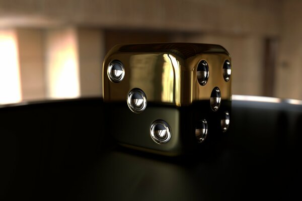 Goldener Knochen der Reflexion des Schicksals