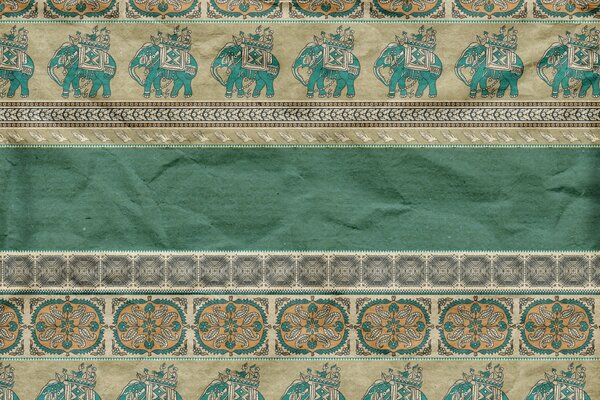 Indische Verzierung auf Papier
