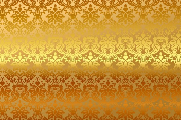 Goldenes schimmerndes Muster auf blassem Hintergrund
