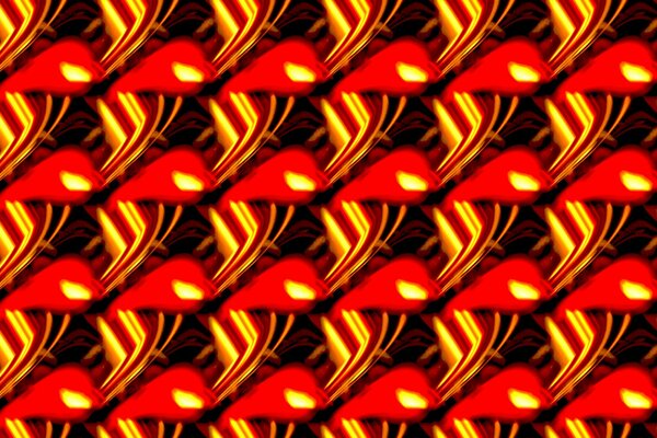 Bild von roten Flammen