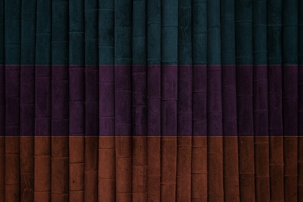 Dreifarbiges Material verursacht Textur