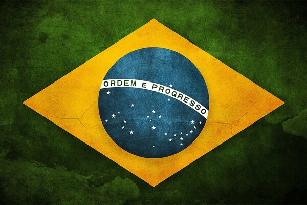 Schönes Bild der brasilianischen Flagge