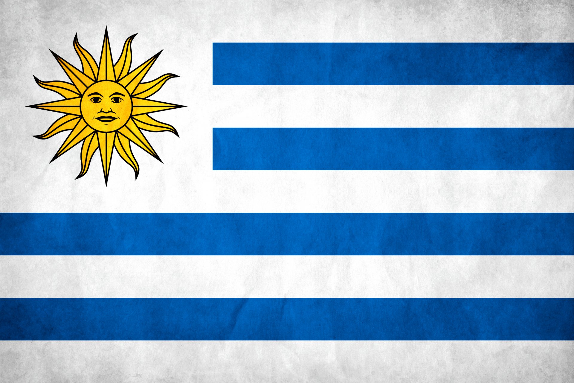 uruguay flagge textur