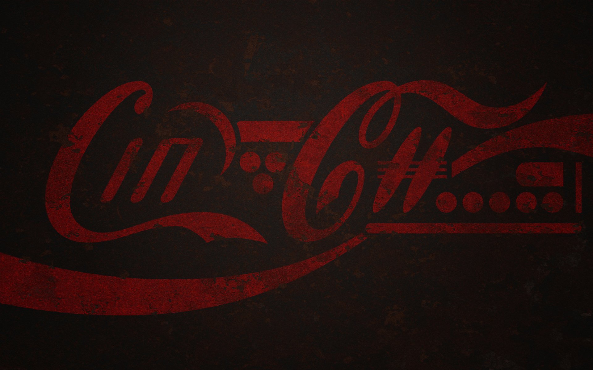 coca cola zukunft logo metall farbe rost