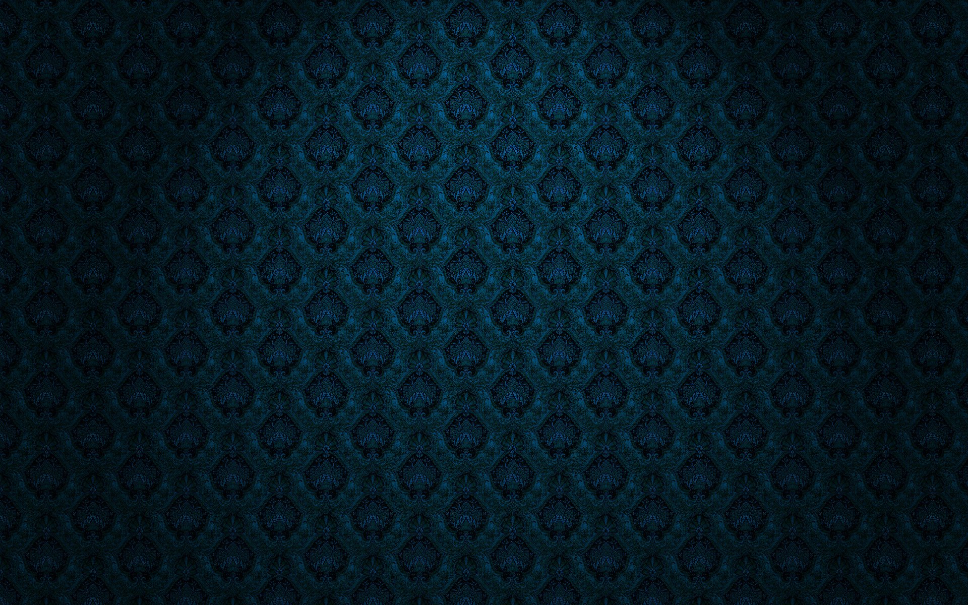 tapete material ornament blau schwarz