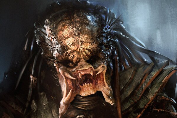 Ein sehr schrecklicher Alien-Raubtier