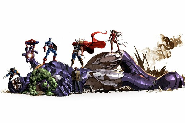 Spider-Man, Thor, Hulk, Captain America, Wolverine und Wonder Woman sind die Superhelden der Marvel-Comics