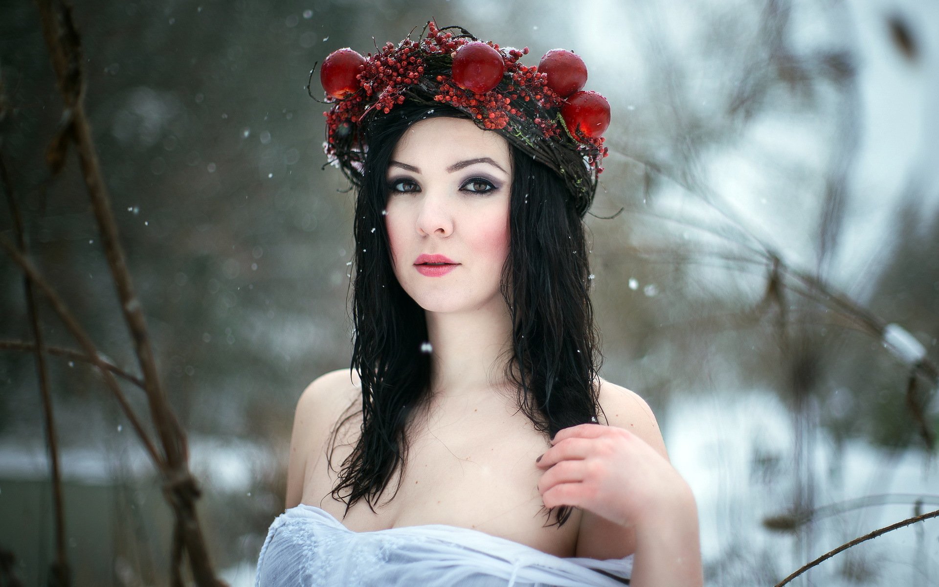 mädchen porträt winter