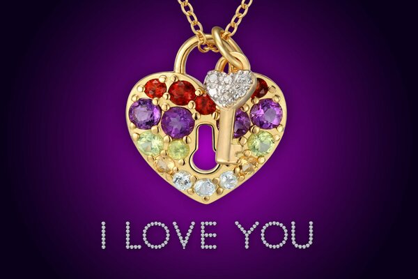 Romantisches Geschenk «Ich liebe dich»