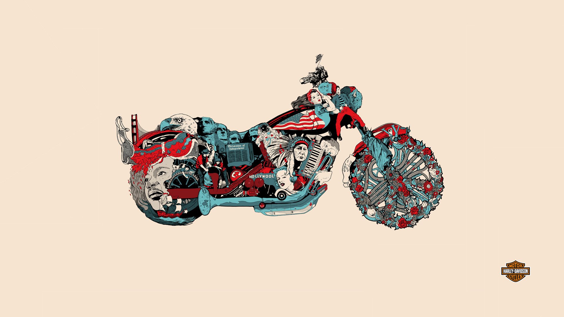 harley davidson geschichte motorrad fahrrad hintergrund