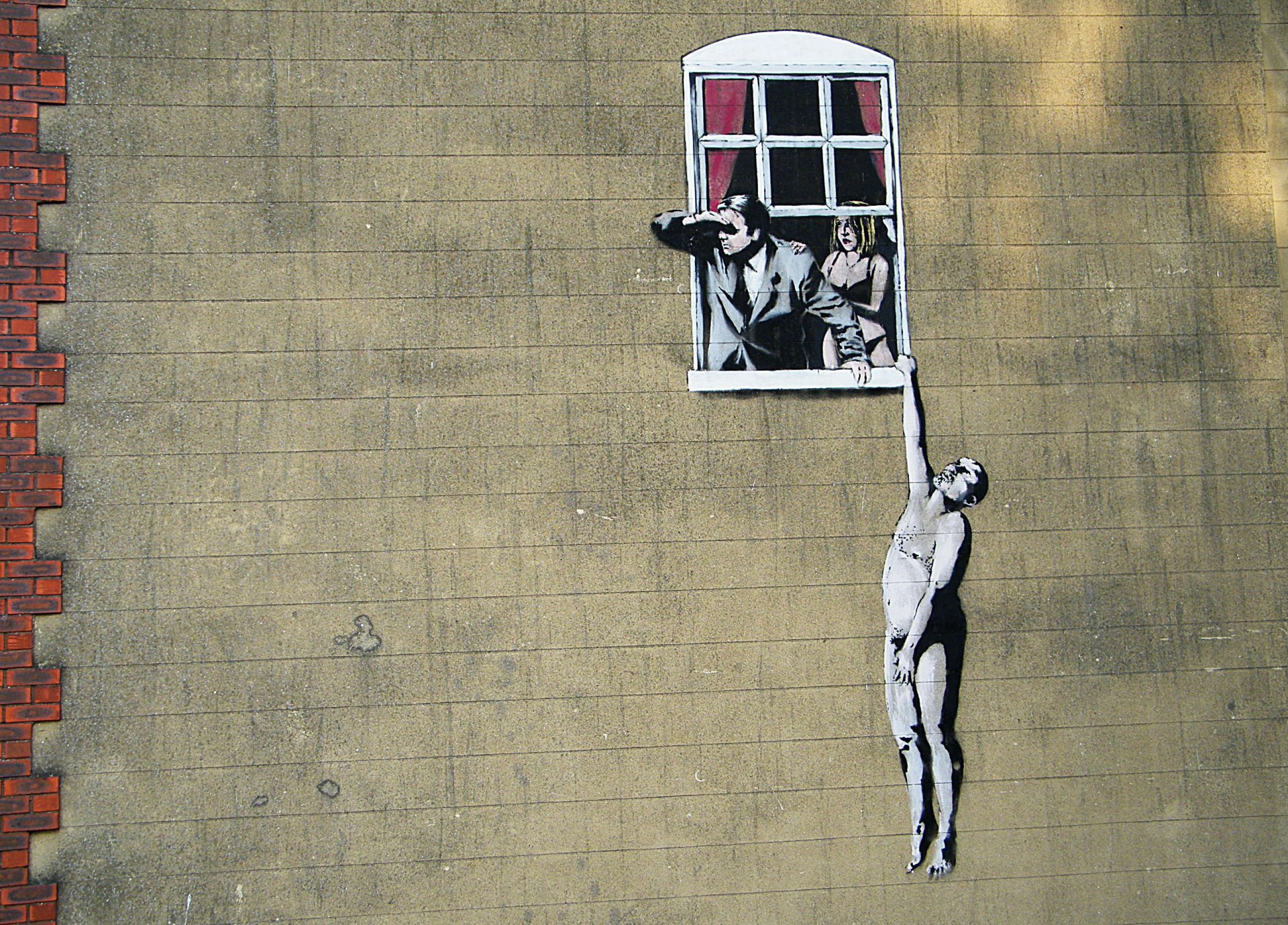 banksy graffiti situation