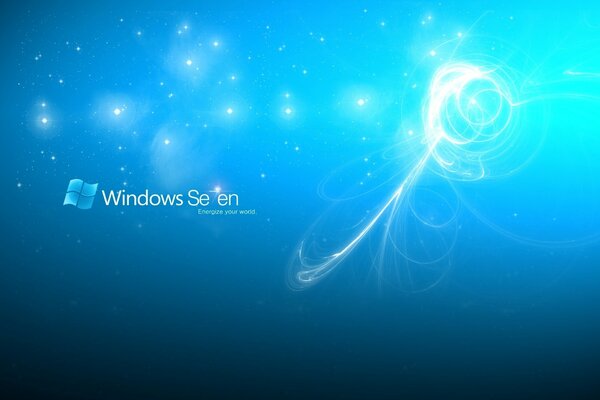 Sterne mit Highlights auf blauem Hintergrund