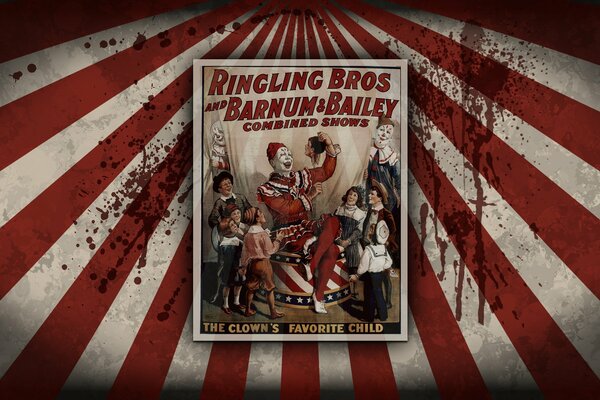 Poster eines neuen Horrorfilms mit Clowns