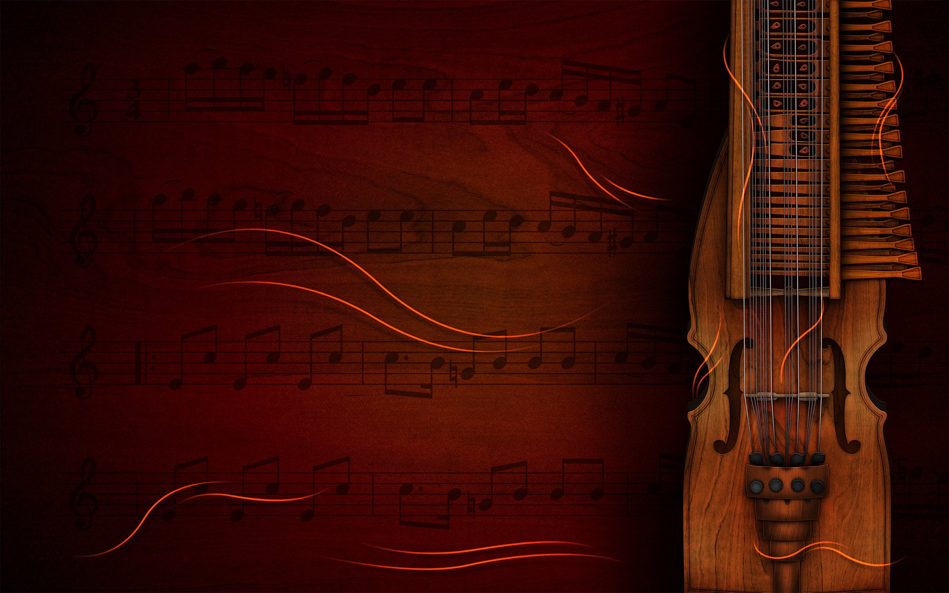 hintergrund noten violine instrument