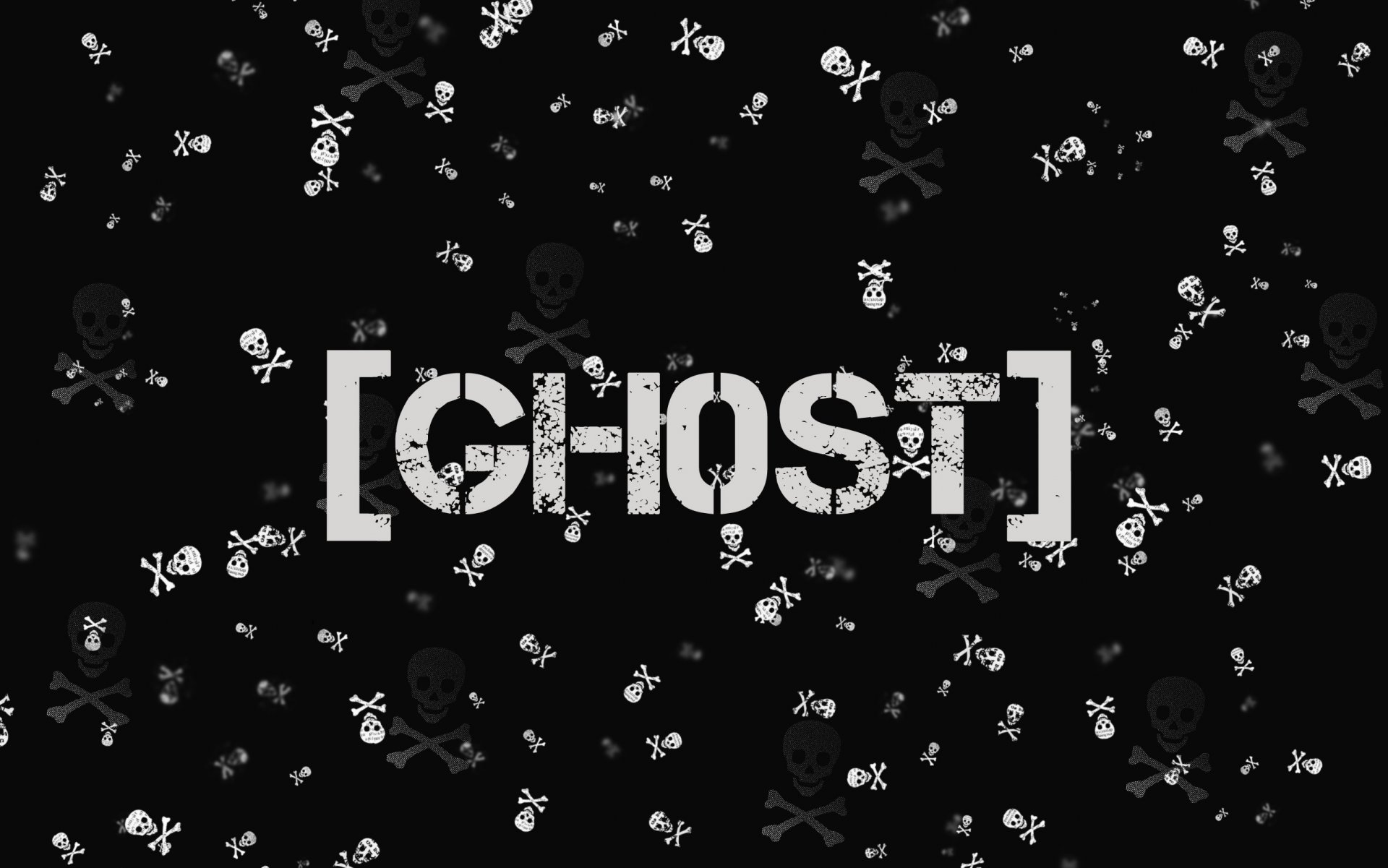 geist schwarz schädel