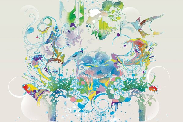 Leicht zart mit grünen Scheidungen Bouquet für windows 7