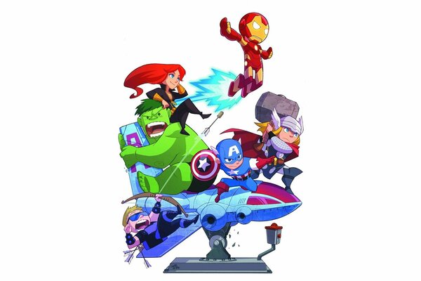 Comics Avengers Superhelden Hintergrund