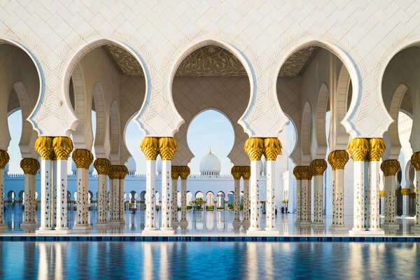 Eine Moschee im Osten. Architektur der Moschee