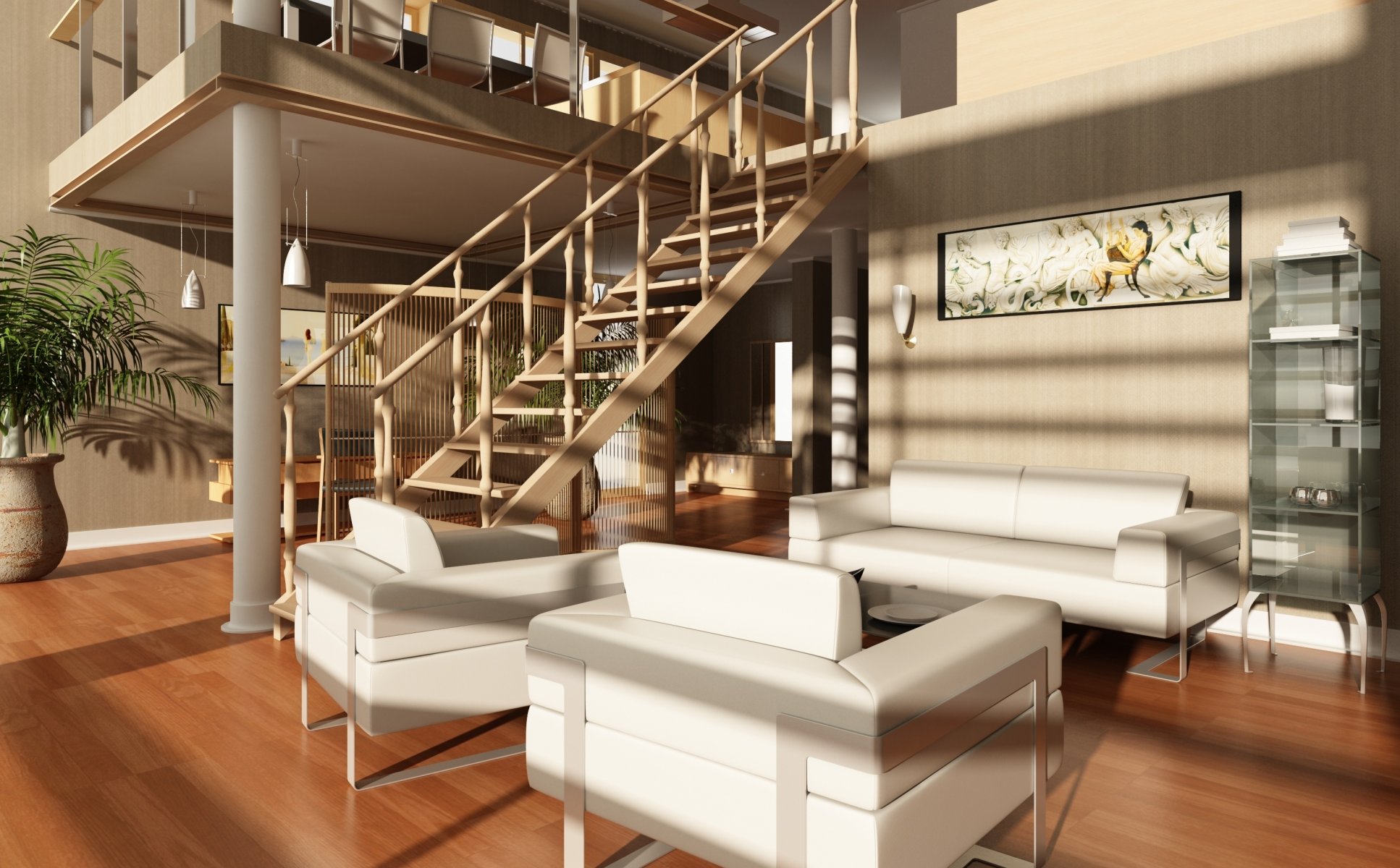 interieur stilvoll design modern prestige wohnung stühle treppen luxus