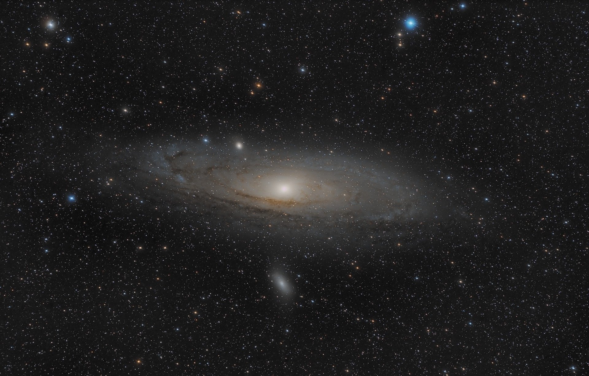 andromeda-galaxie raum sterne raum
