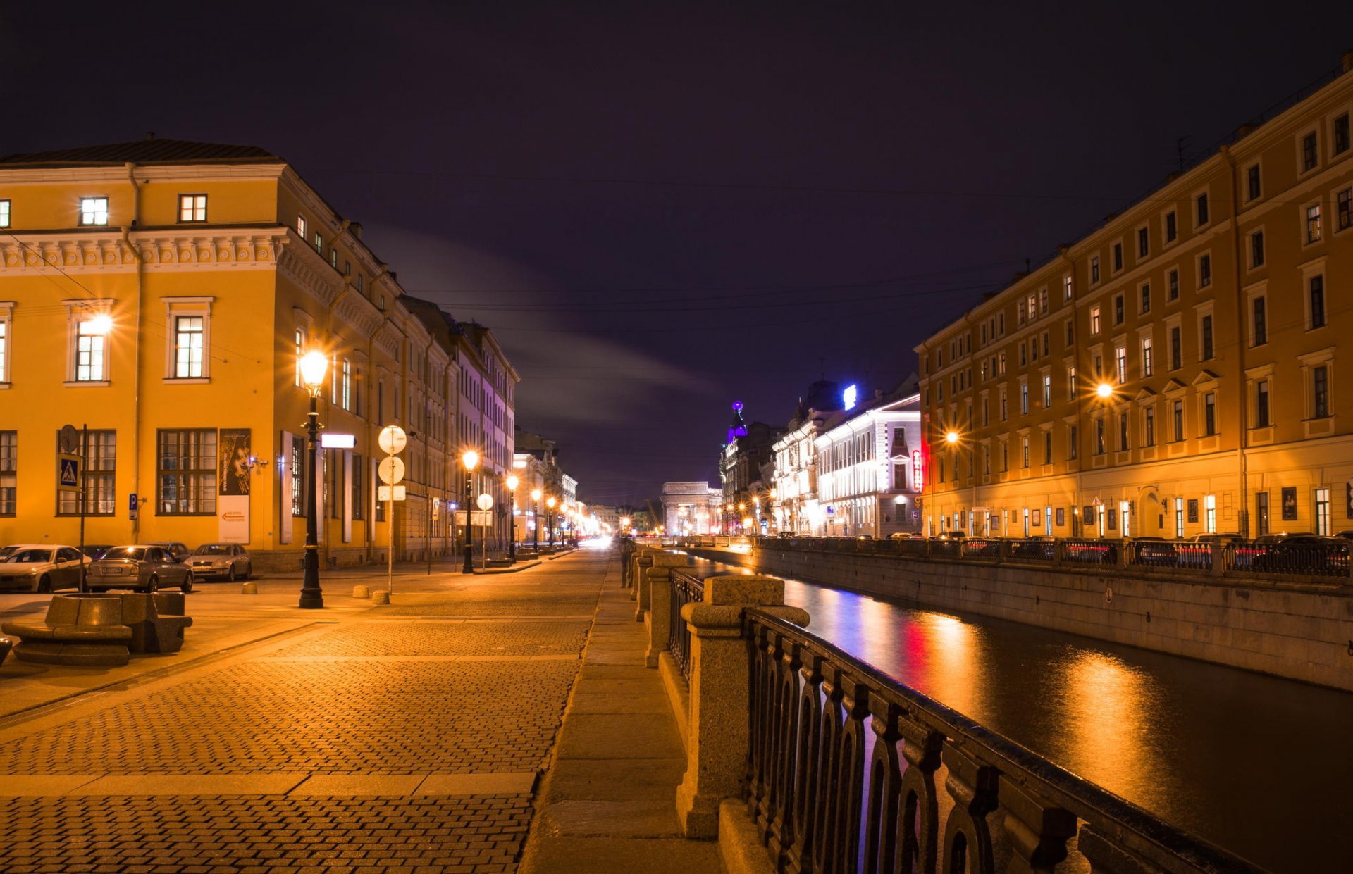 st. petersburg peter russland st. petersburg gribojedowa kanal nacht