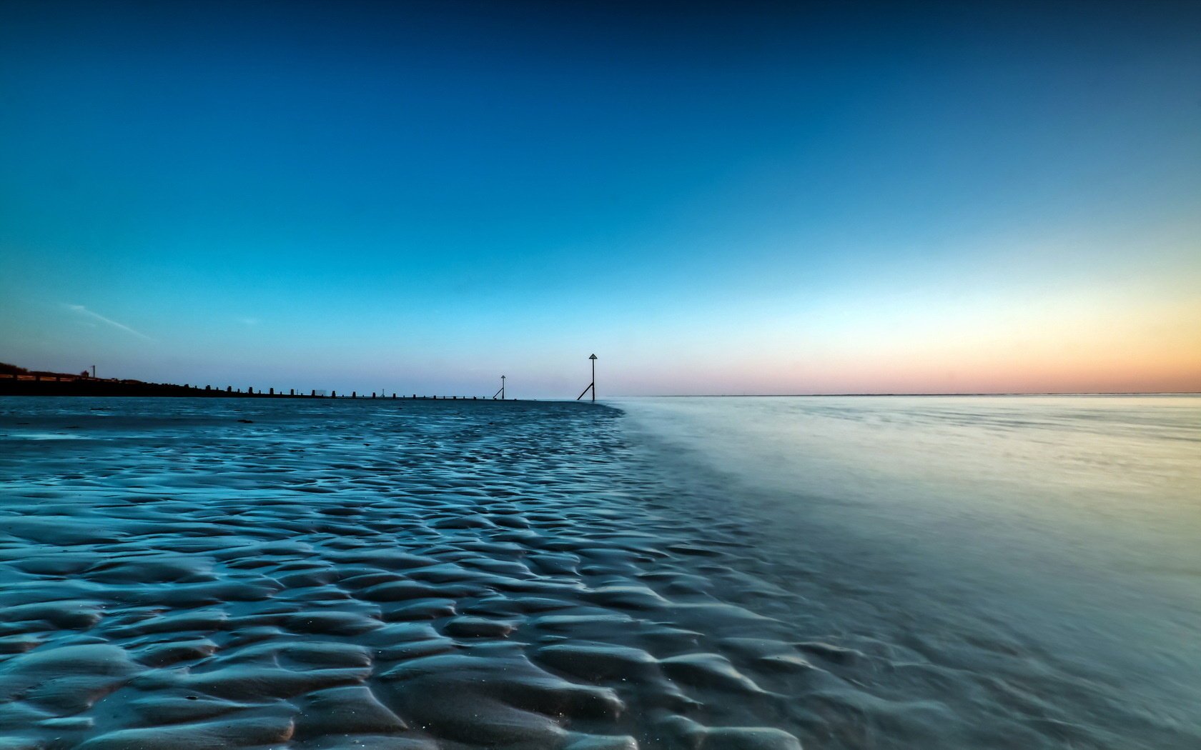 landschaft sonnenuntergang meer