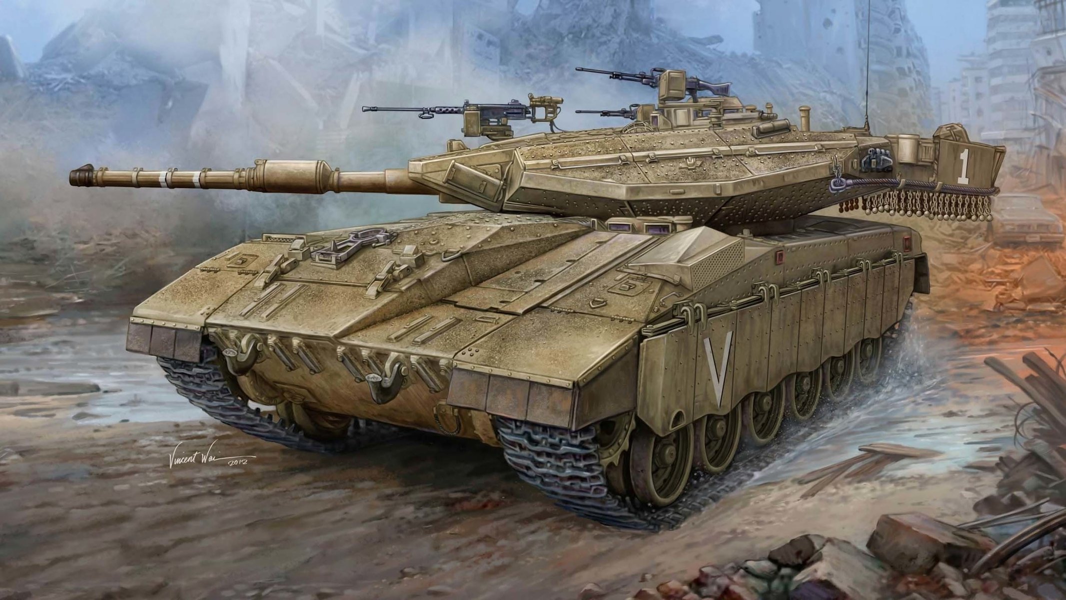 kampf kern tank kunst serie merkava merkava mk iii d