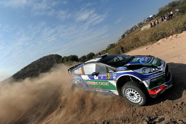 Fiesta Fort in Mexiko bei der Rallye