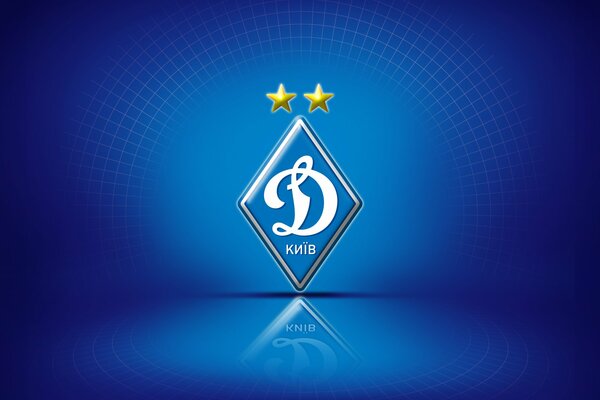 Das Logo der Fußballmannschaft von Dynamo Kiew