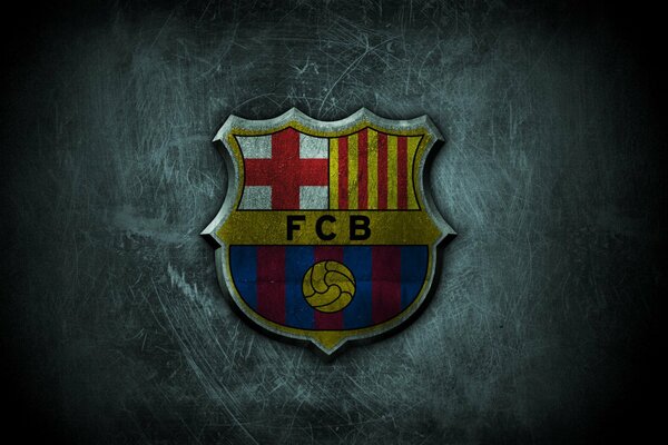Emblem des FC Barcelona in Spanien