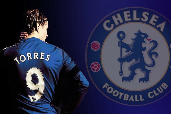 Fußballspieler Torres Kommando Chelsea