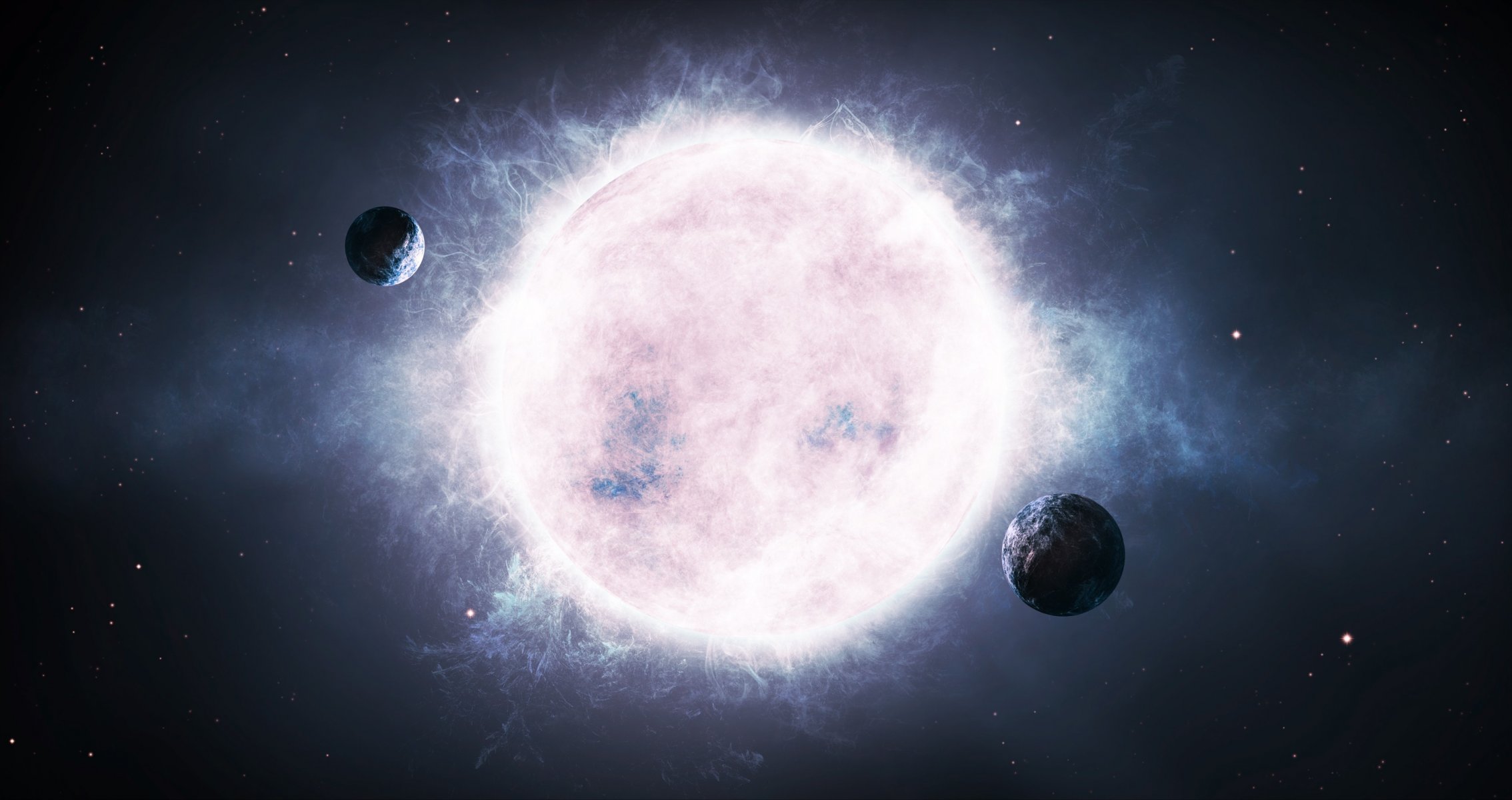 kunst raum stern hell planeten