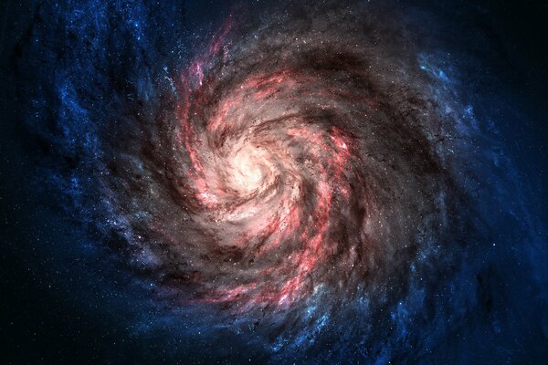 Ein schwarzes Loch hat sich im Weltraum gebildet