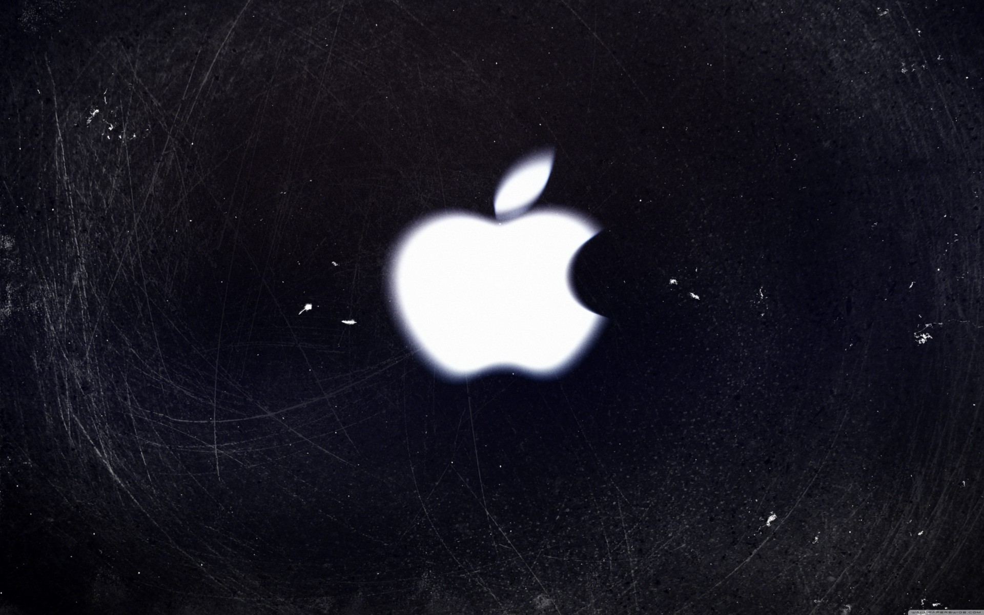 apfel schwarz emblem verwendet grunge imac kratzer