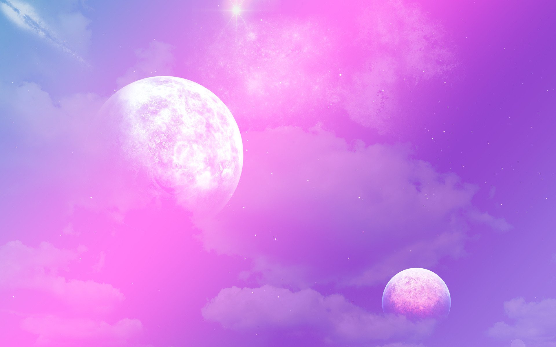 raum planeten sterne lila lila