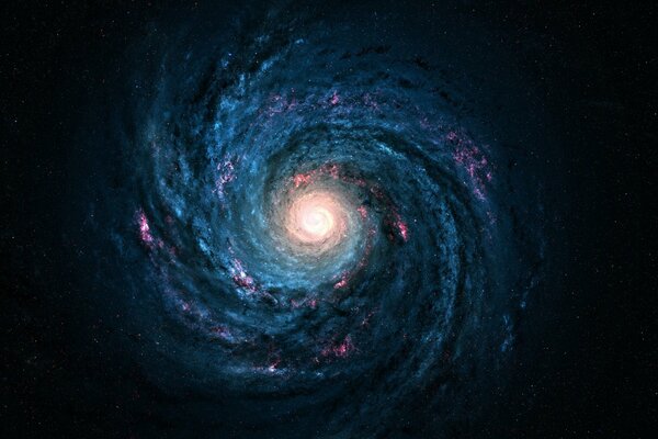Milchstraße. Galaxis. Ewigkeit. Weltall