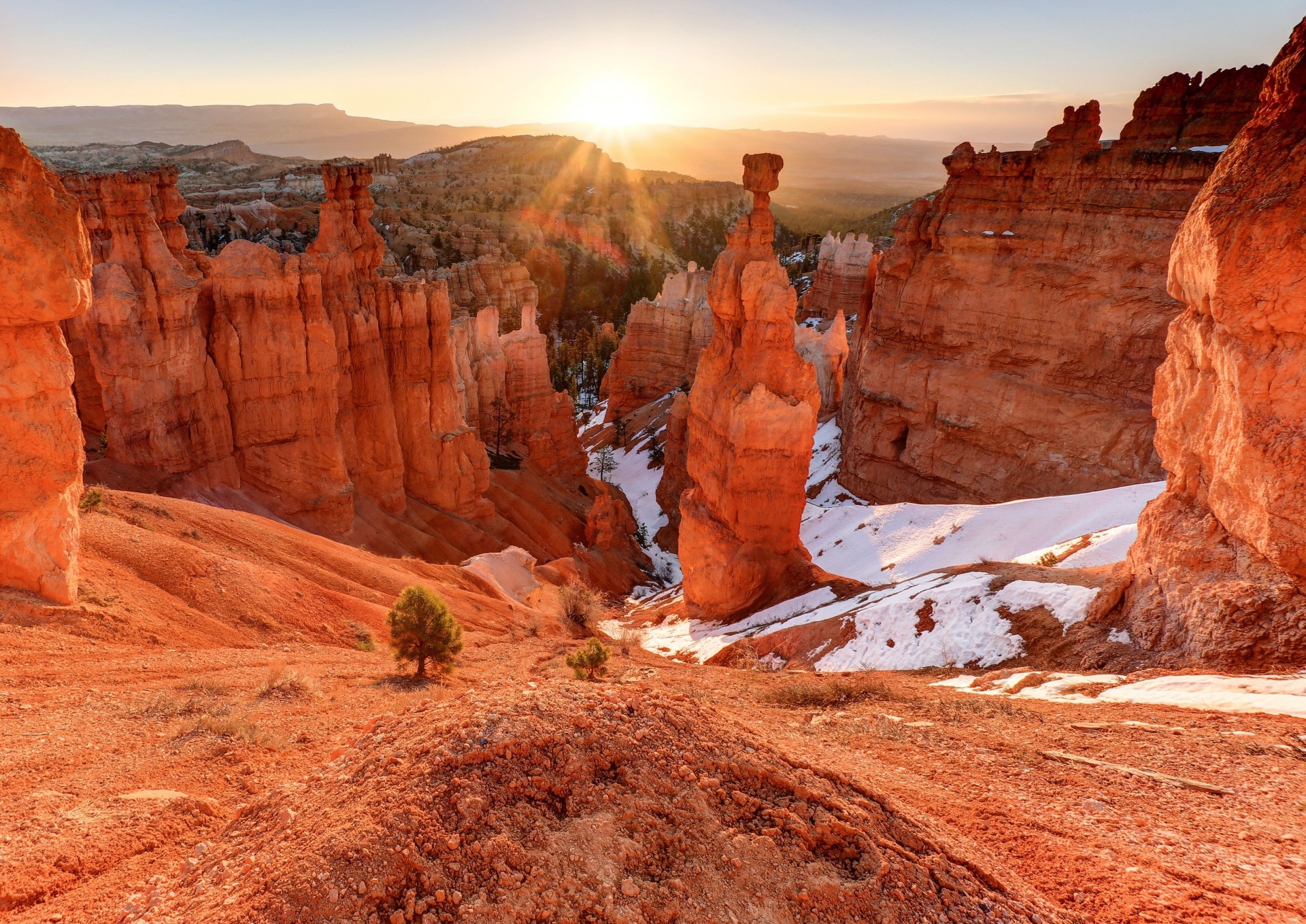 landschaft utah berge usa felsen