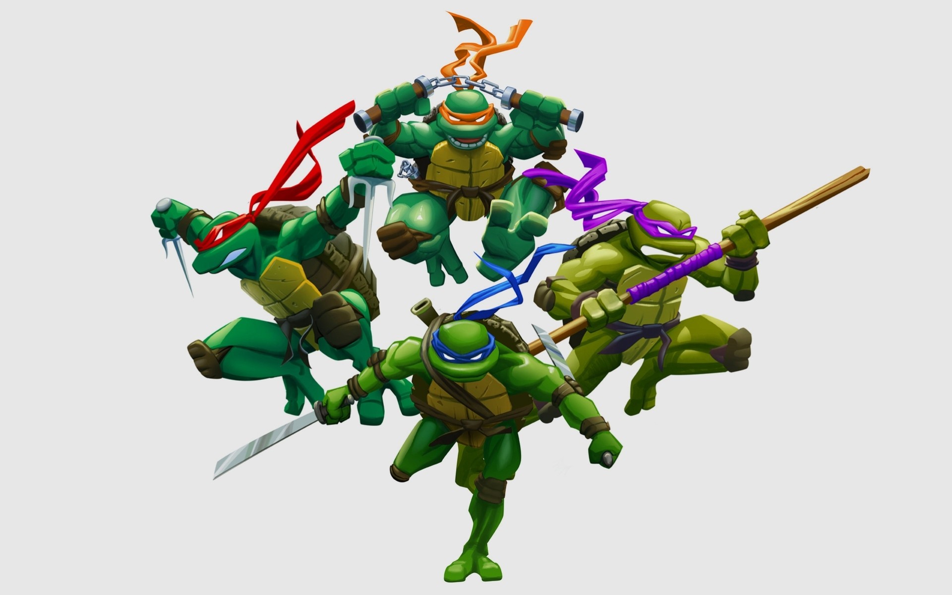 rafael donatello ninja turtles leonardo michelangelo
