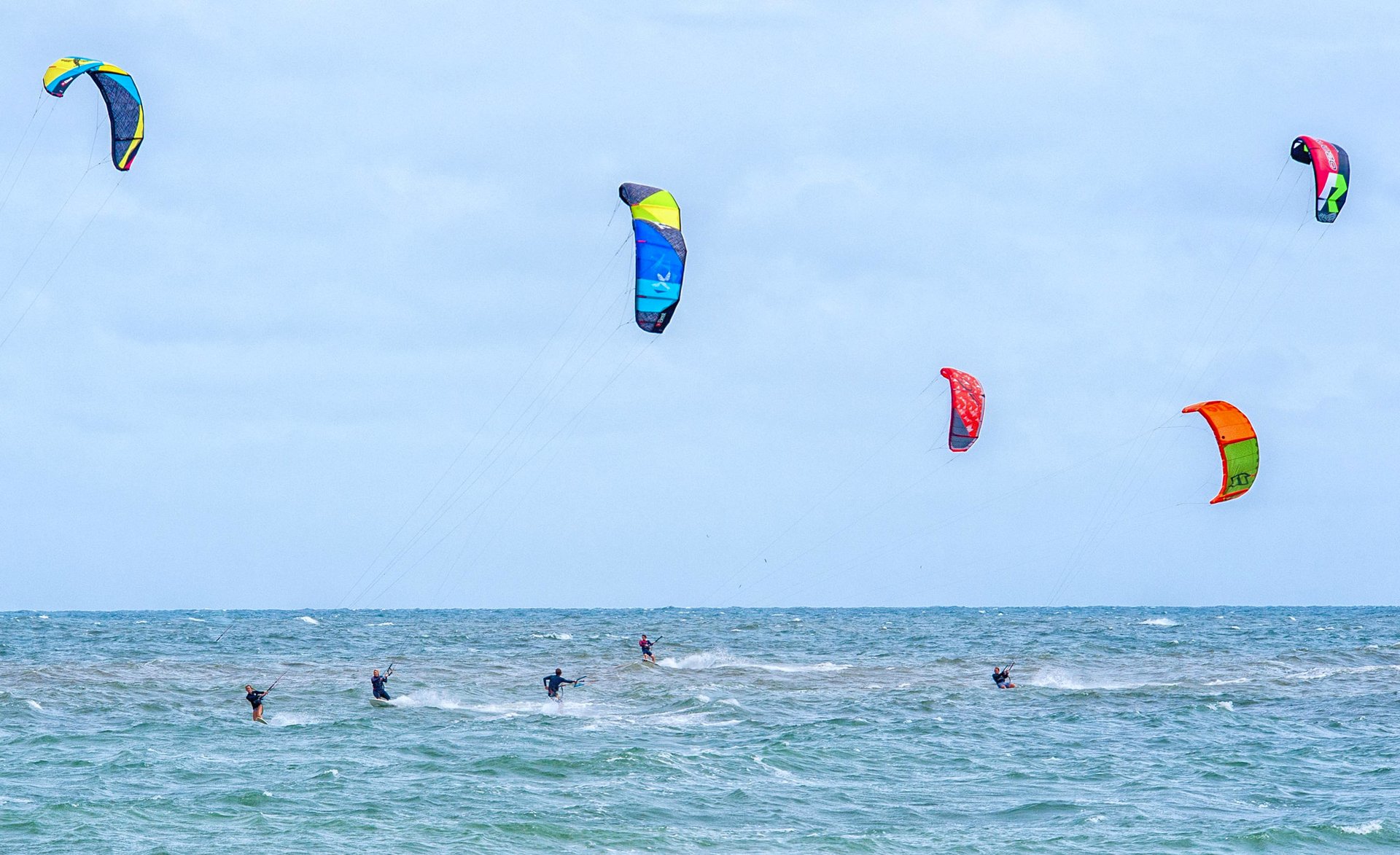 kitesurfen himmel meer wind fallschirm bord