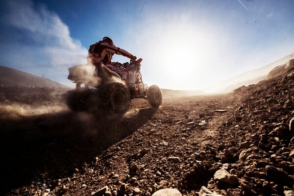 Moto Sport und Quad-Bike-Rennen