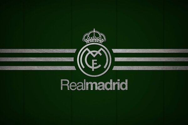 Grünes Logo von Real Madrid