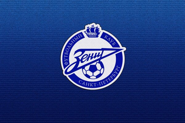Das Emblem des Fußballvereins Zenit